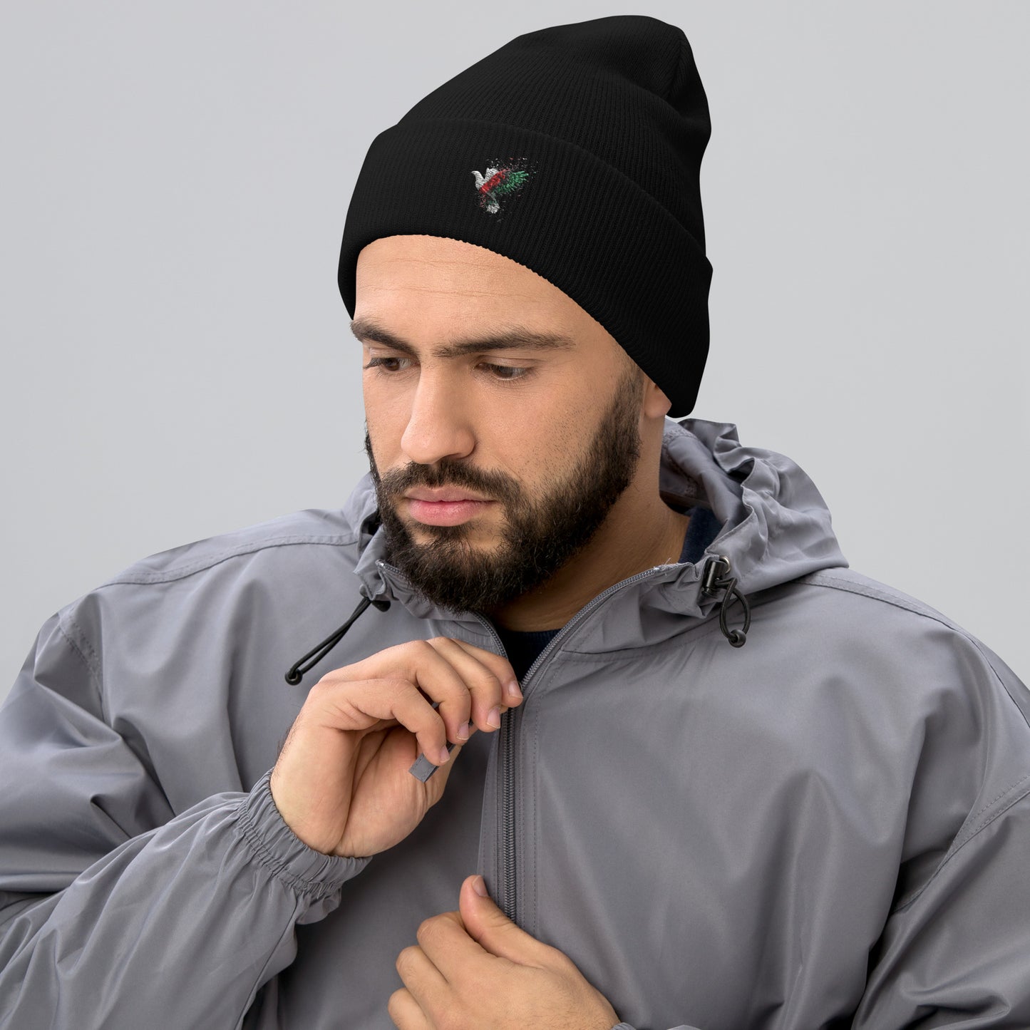 Palestinian Dove Cuffed Beanie