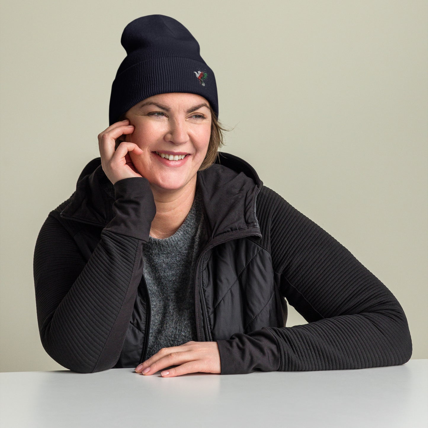 Palestinian Dove Cuffed Beanie