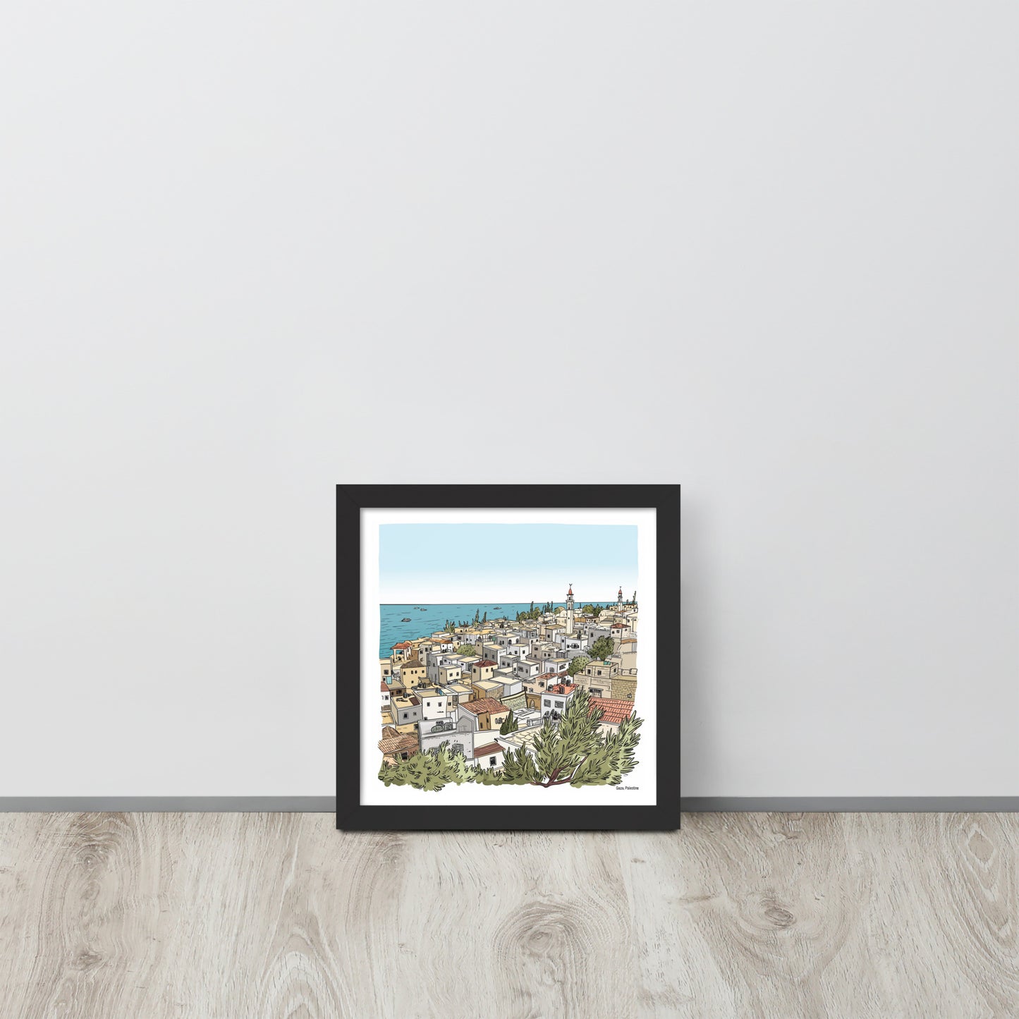 Gaza City Framed Poster