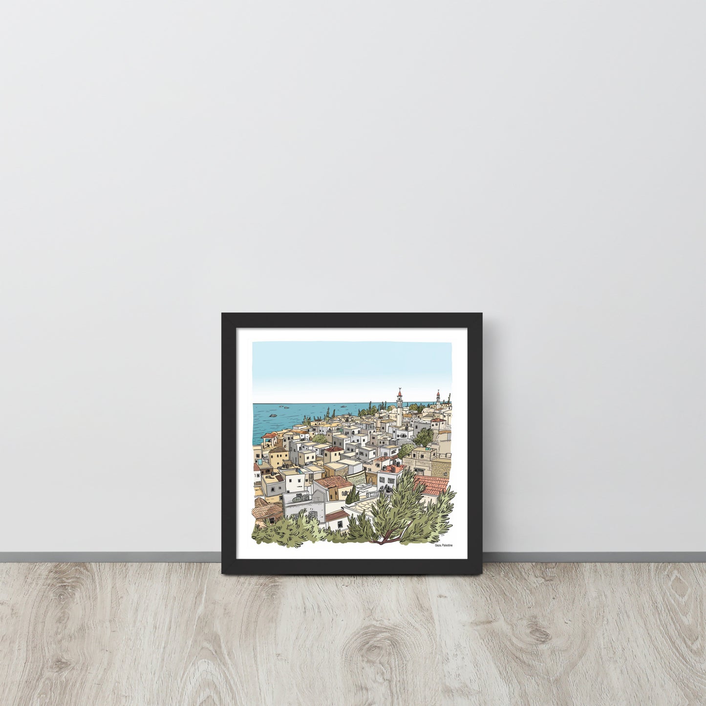 Gaza City Framed Poster