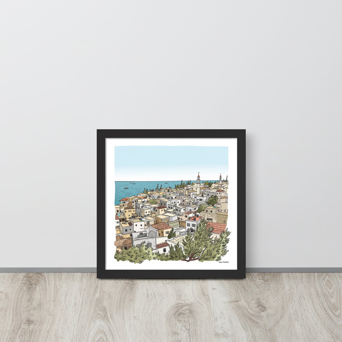 Gaza City Framed Poster