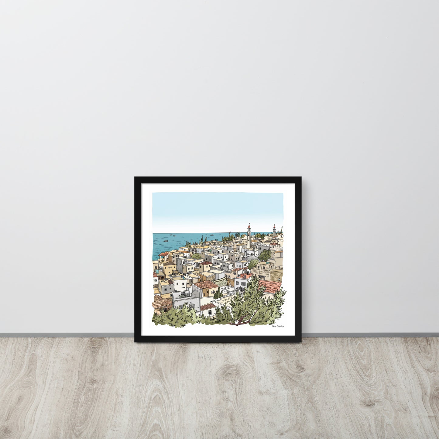 Gaza City Framed Poster