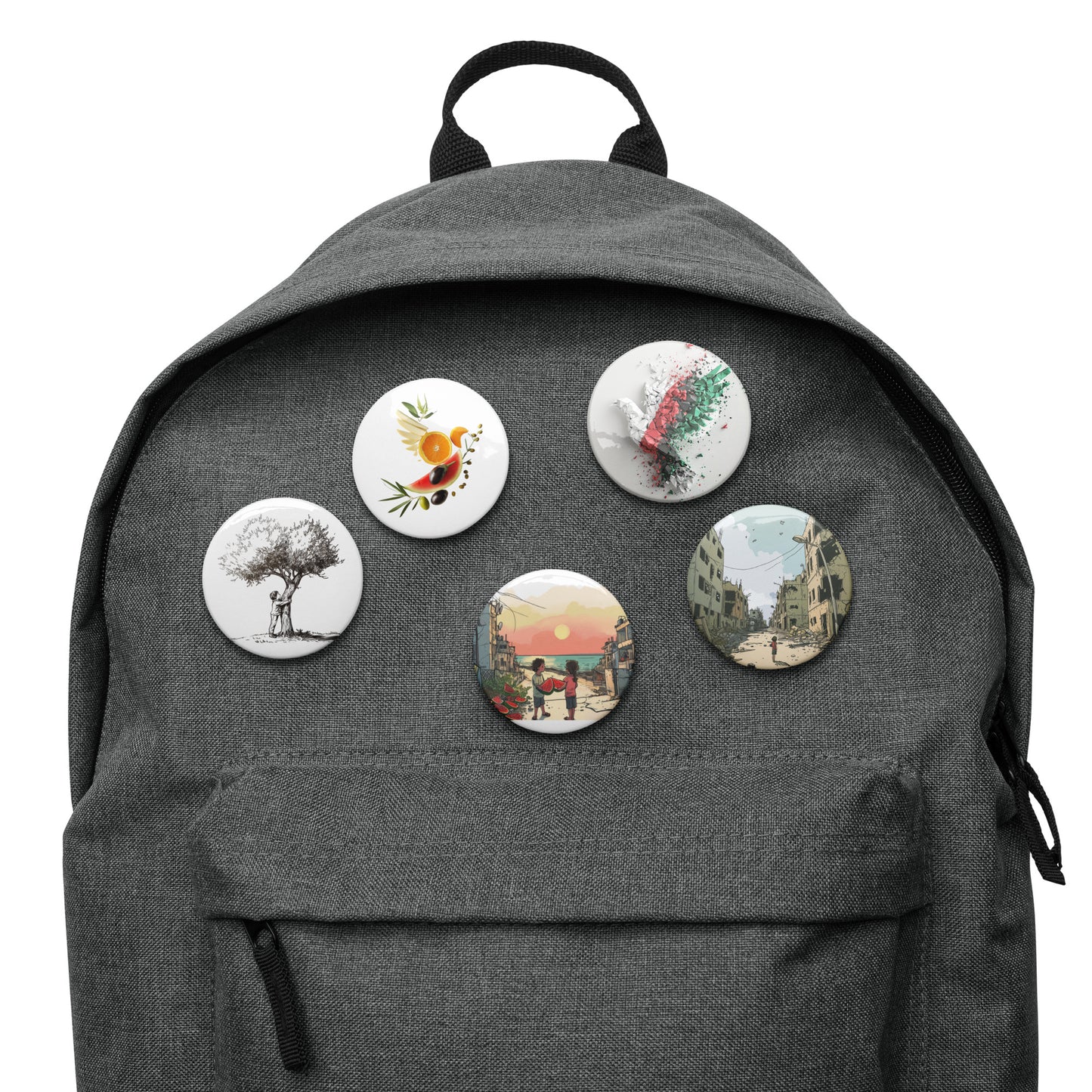 Fruits of Palestine - Set of Pin Buttons