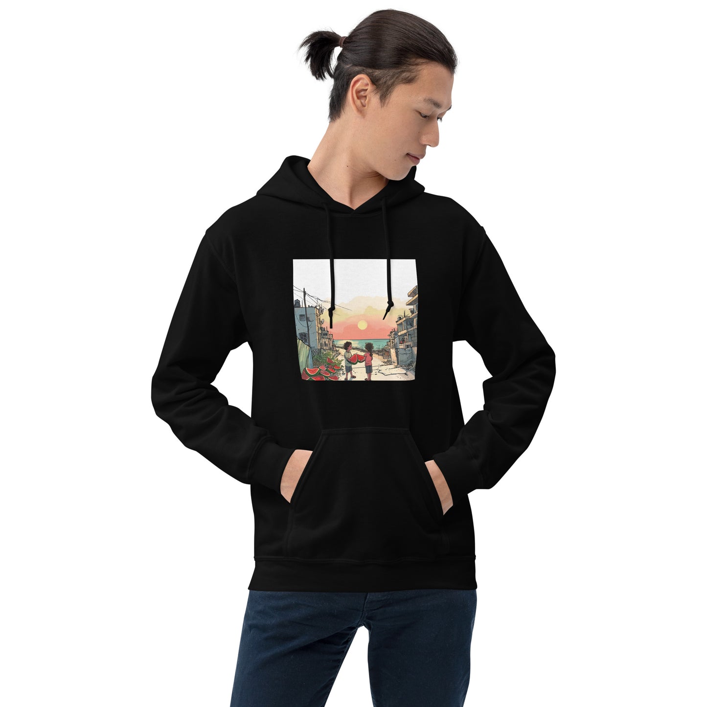 Watermelon Art Unisex Hoodie