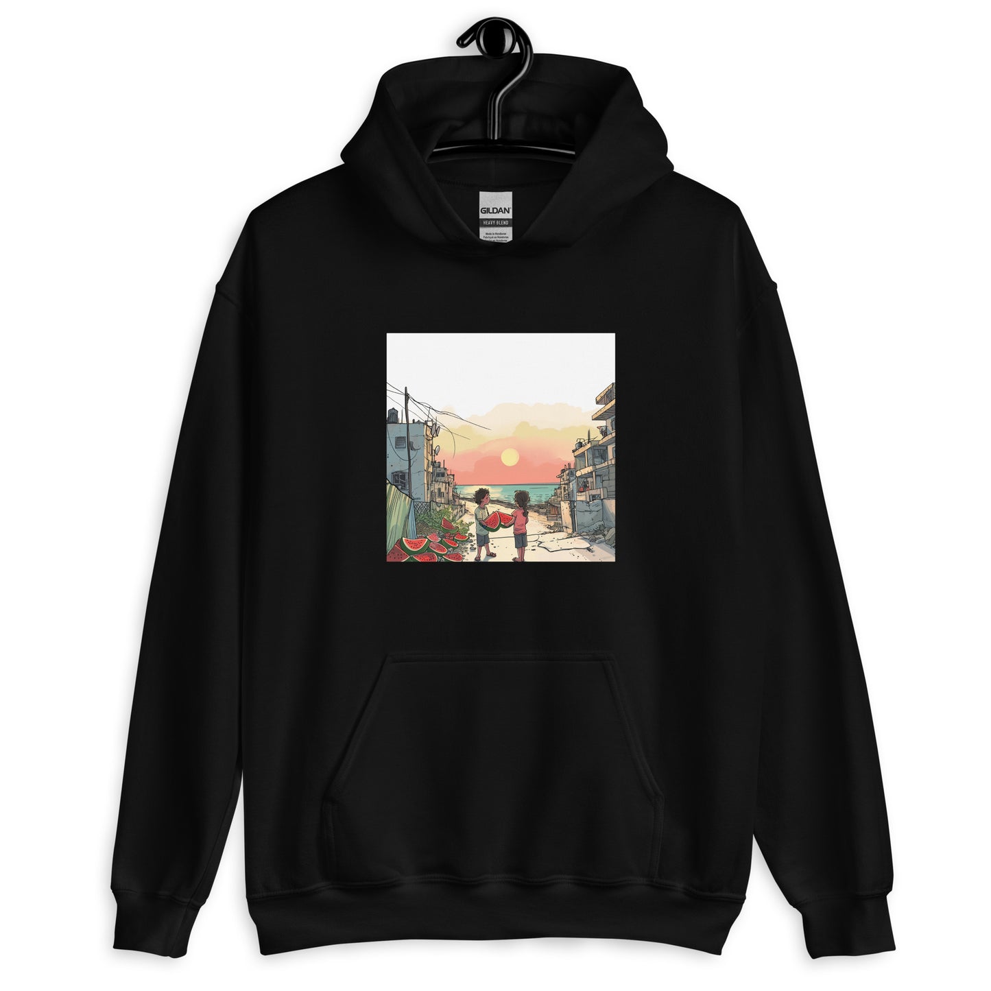 Watermelon Art Unisex Hoodie