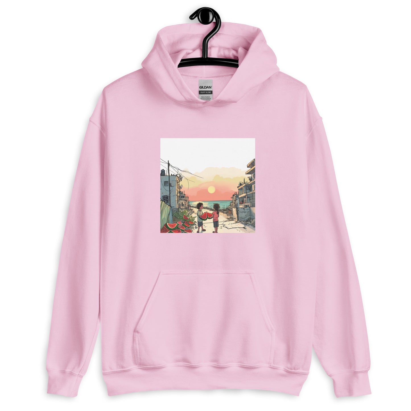 Watermelon Art Unisex Hoodie