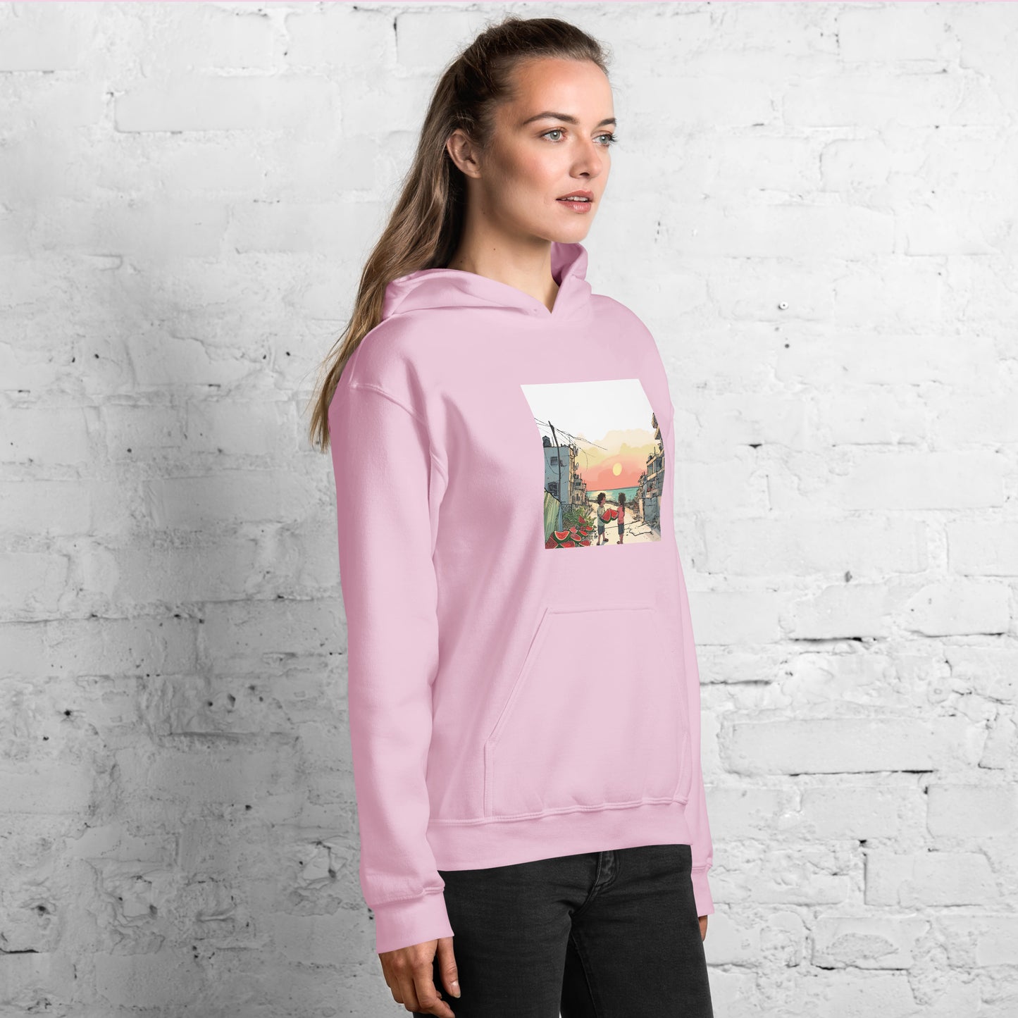 Watermelon Art Unisex Hoodie