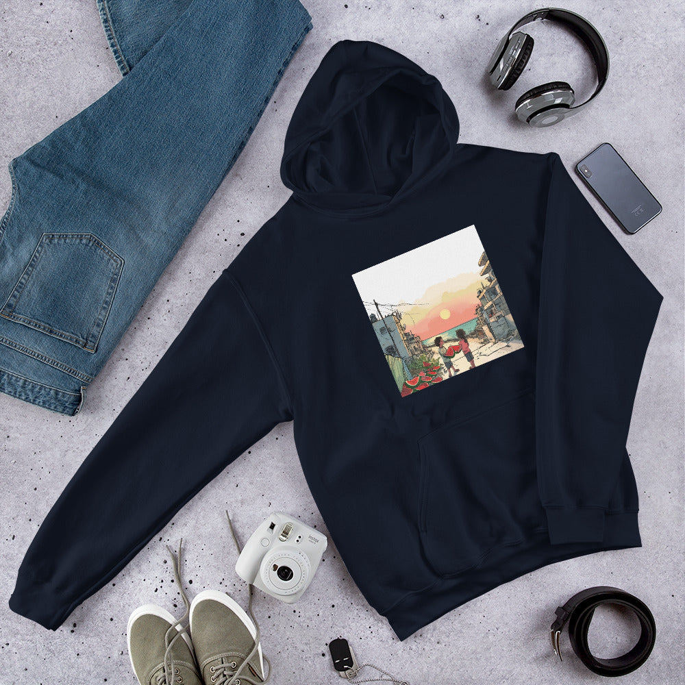 Watermelon Art Unisex Hoodie