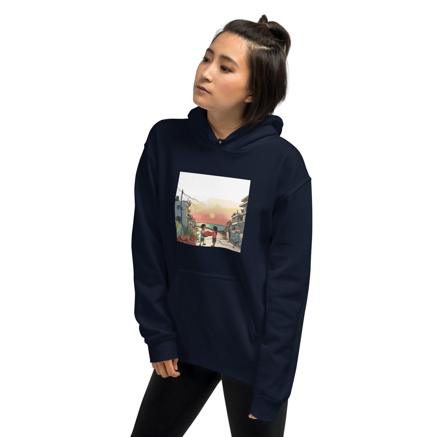 Watermelon Art Unisex Hoodie