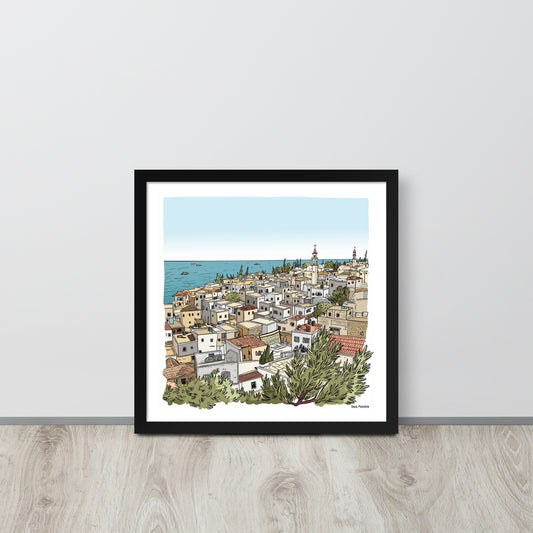 Gaza City Framed Poster