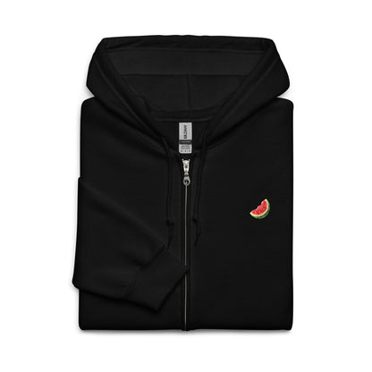 Watermelon Unisex Blend Zip Hoodie